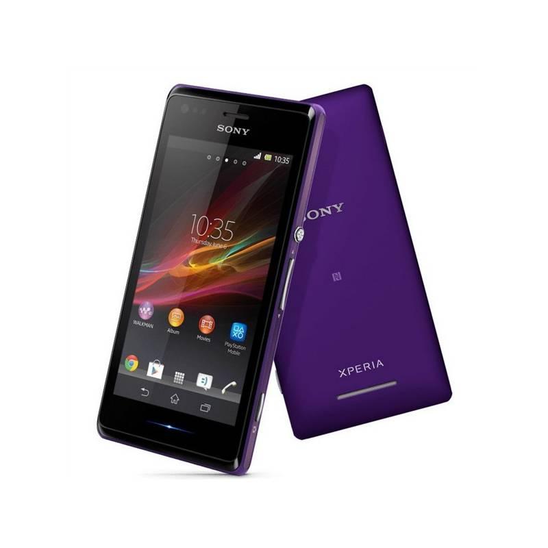 Mobilní telefon Sony Xperia M C1905 fialový, mobilní, telefon, sony, xperia, c1905, fialový