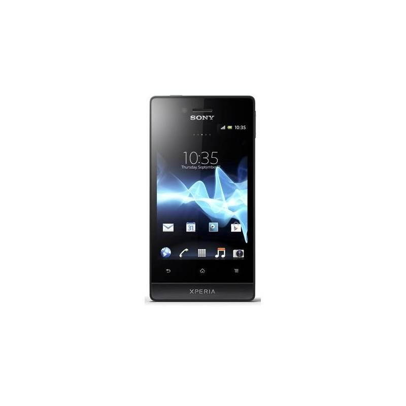 Mobilní telefon Sony Xperia Miro (1267-5553) černý, mobilní, telefon, sony, xperia, miro, 1267-5553, černý
