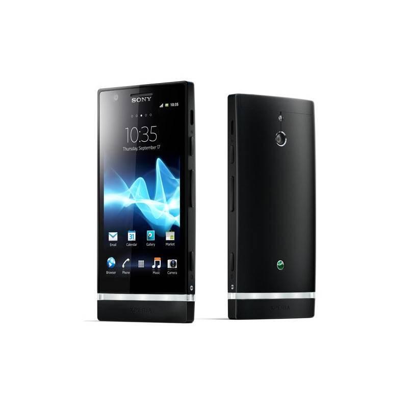 Mobilní telefon Sony Xperia P (1261-9630) černý, mobilní, telefon, sony, xperia, 1261-9630, černý