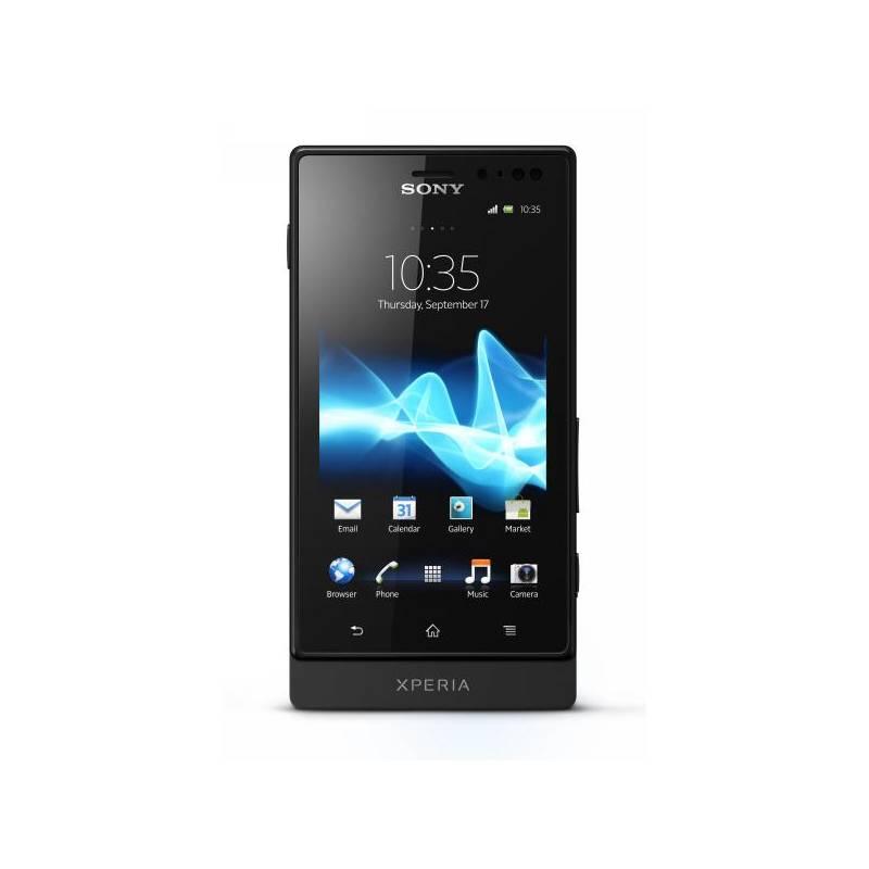 Mobilní telefon Sony Xperia Sola černý (rozbalené zboží 2500008683), mobilní, telefon, sony, xperia, sola, černý, rozbalené, zboží, 2500008683