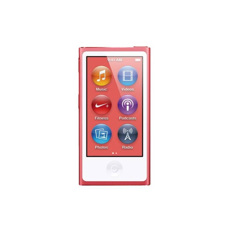 MP3 přehrávač Apple iPod nano 16GB (MD475HC/A) růžový, mp3, přehrávač, apple, ipod, nano, 16gb, md475hc, růžový