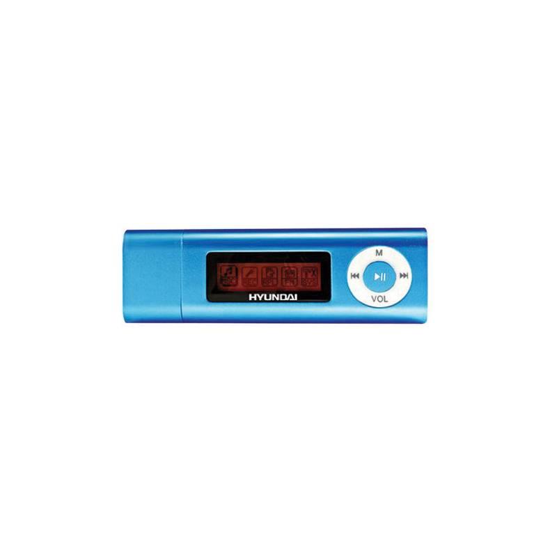 MP3 přehrávač Hyundai MP 107 4GB (MP 107) modrý (Náhradní obal / Silně deformovaný obal 2100017353), mp3, přehrávač, hyundai, 107, 4gb, modrý, náhradní, obal