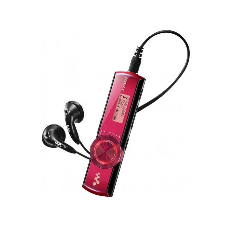 MP3 přehrávač Sony NWZ-B172F (NWZB172FR) červený, mp3, přehrávač, sony, nwz-b172f, nwzb172fr, červený