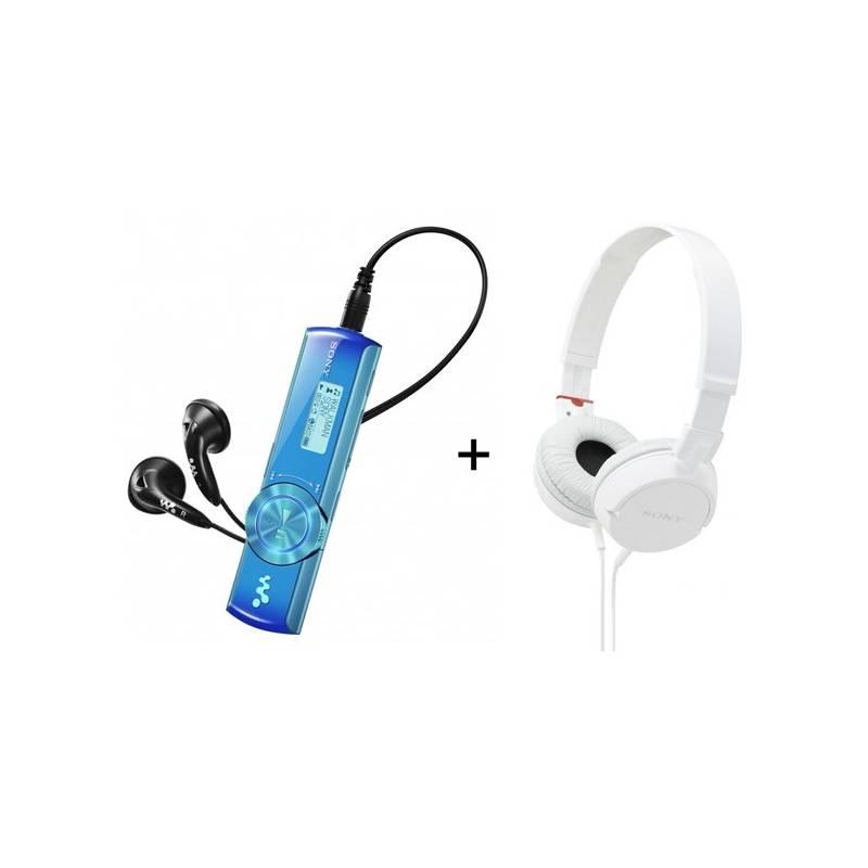 MP3 přehrávač Sony NWZ-B173L + MDR-ZX100W, mp3, přehrávač, sony, nwz-b173l, mdr-zx100w