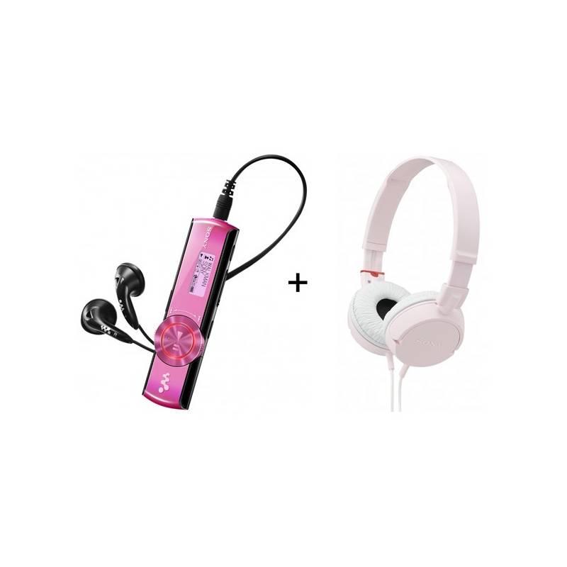 MP3 přehrávač Sony NWZ-B173P + MDR-ZX100P, mp3, přehrávač, sony, nwz-b173p, mdr-zx100p