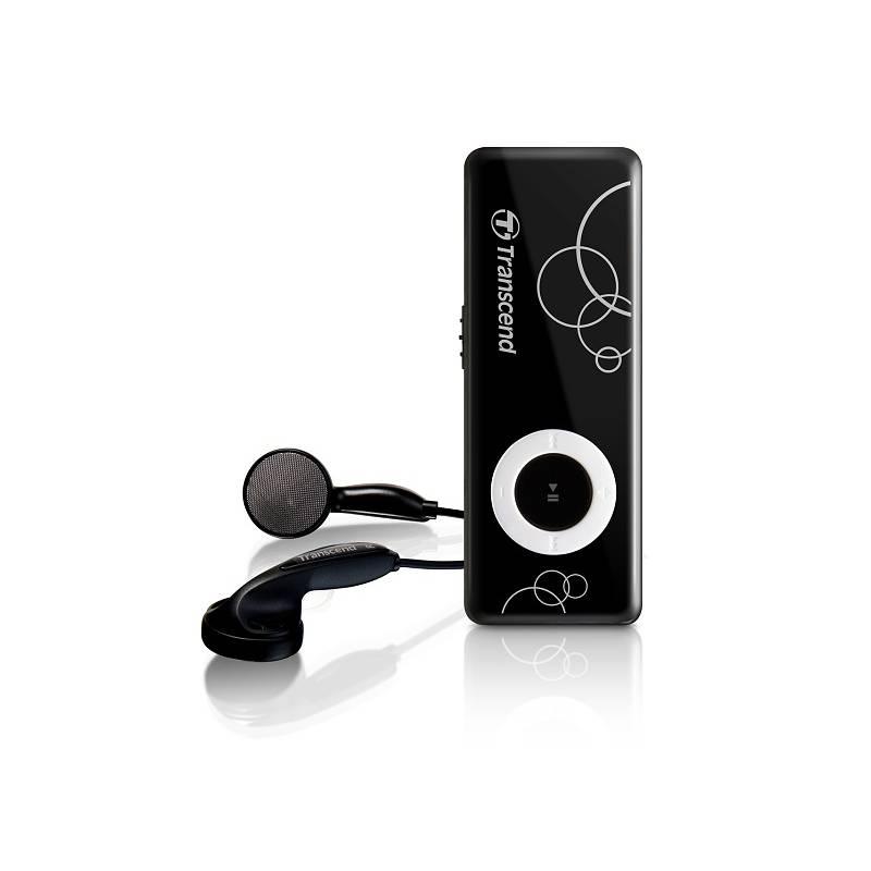 MP3 přehrávač Transcend MP300 8GB (TS8GMP300K) černý, mp3, přehrávač, transcend, mp300, 8gb, ts8gmp300k, černý