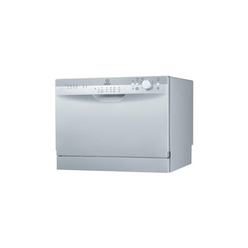Myčka nádobí Indesit Giugiaro ICD 661 S EU stříbrná, myčka, nádobí, indesit, giugiaro, icd, 661, stříbrná