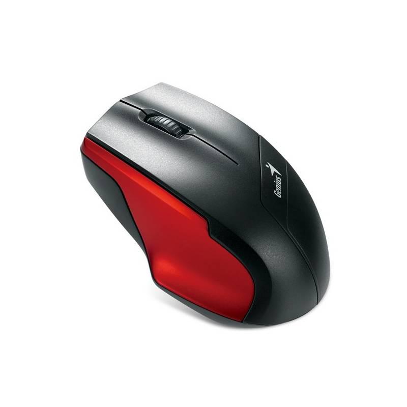 Myš Genius NS-6015 (31030101101) černá/červená, myš, genius, ns-6015, 31030101101, černá, červená