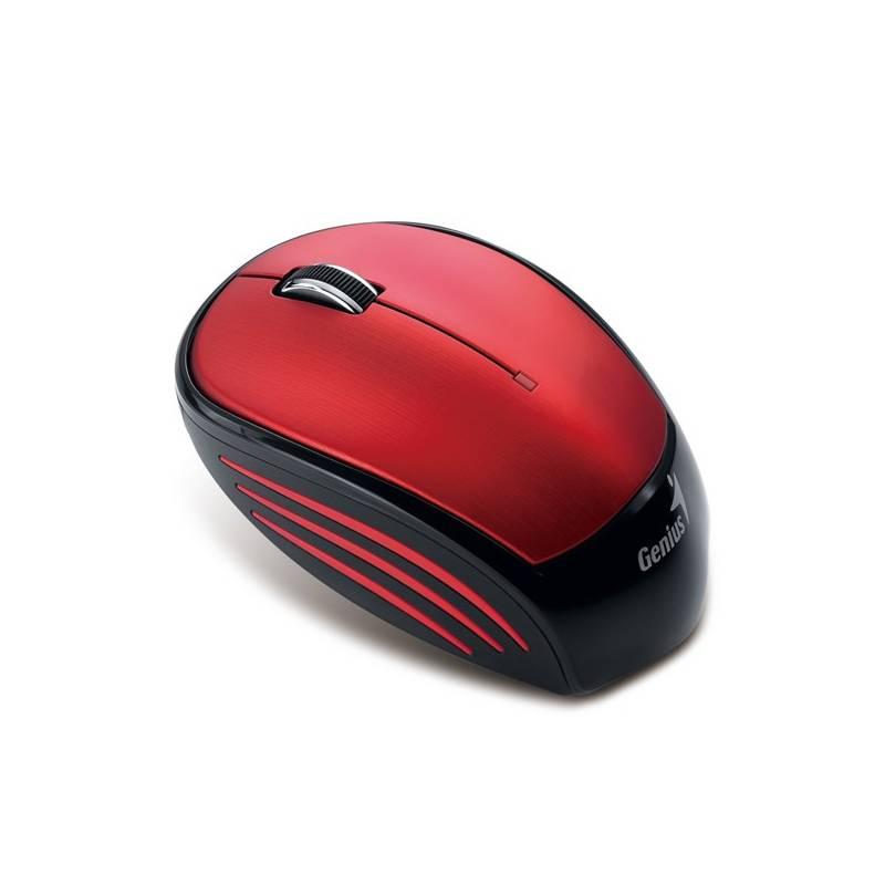 Myš Genius NX 6500 (31030099103) černá/červená, myš, genius, 6500, 31030099103, černá, červená