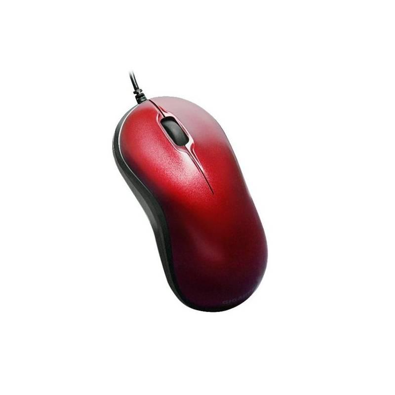 Myš Gigabyte M5050 (GM-M5050-DKRED) červená, myš, gigabyte, m5050, gm-m5050-dkred, červená