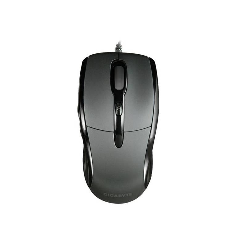 Myš Gigabyte M6580 (GM-M6580) černá/stříbrná, myš, gigabyte, m6580, gm-m6580, černá, stříbrná