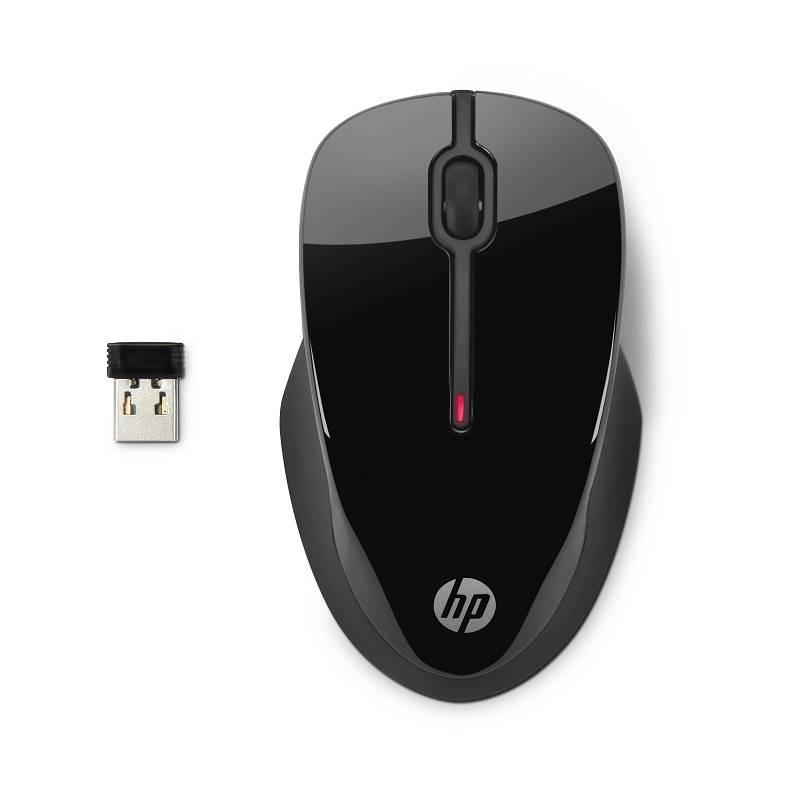 Myš HP Wireless Mouse X3500 (H4K65AA#ABB) černá, myš, wireless, mouse, x3500, h4k65aa, abb, černá