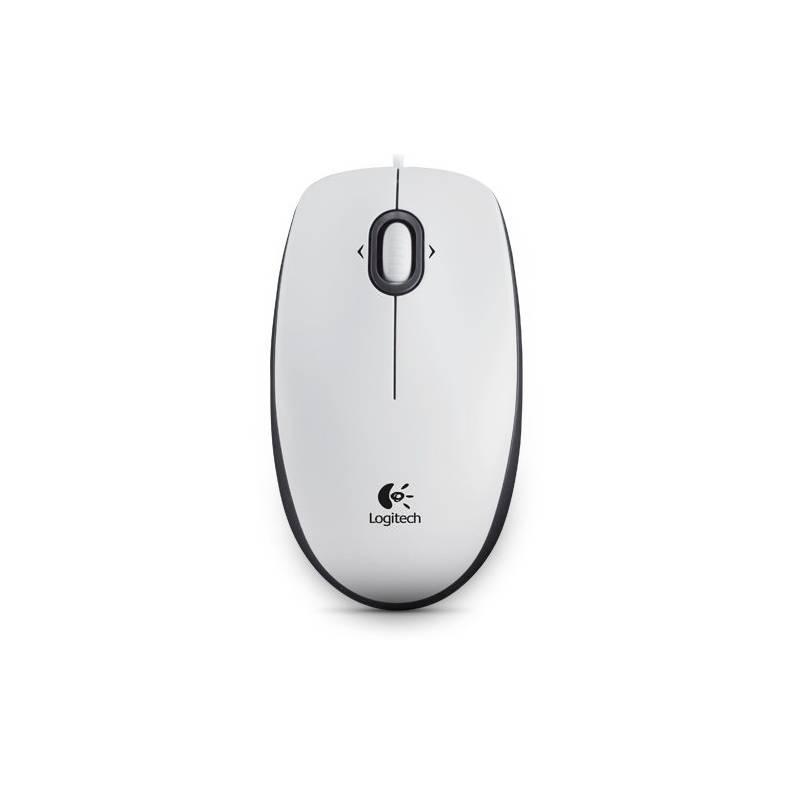 Myš Logitech B100 (910-003360) bílá, myš, logitech, b100, 910-003360, bílá