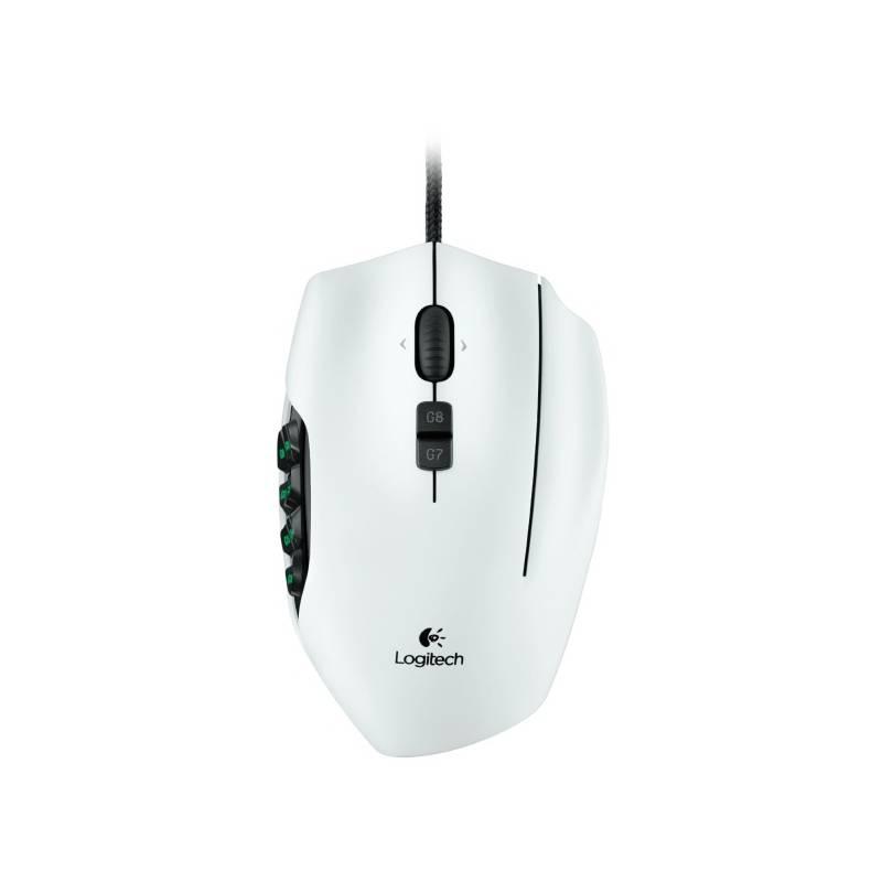 Myš Logitech Gaming G600 MMO (910-003629) bílá, myš, logitech, gaming, g600, mmo, 910-003629, bílá
