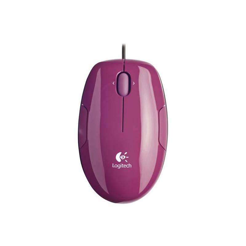 Myš Logitech Laser Mouse LS1 Berry (910-001162) fialová, myš, logitech, laser, mouse, ls1, berry, 910-001162, fialová