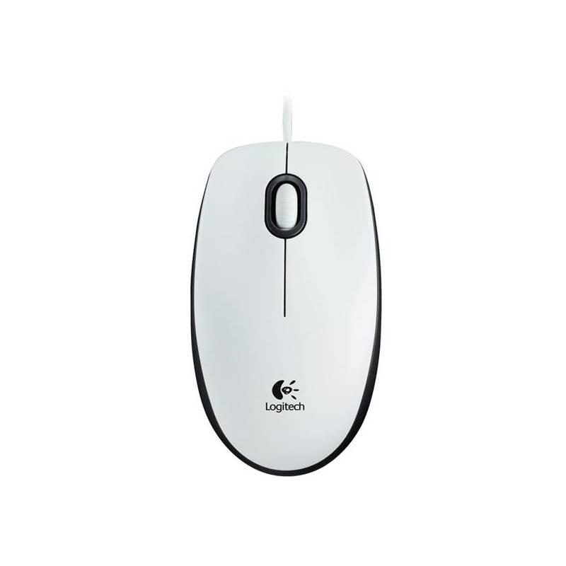 Myš Logitech USB Mouse M100 (910-001605) bílá, myš, logitech, usb, mouse, m100, 910-001605, bílá