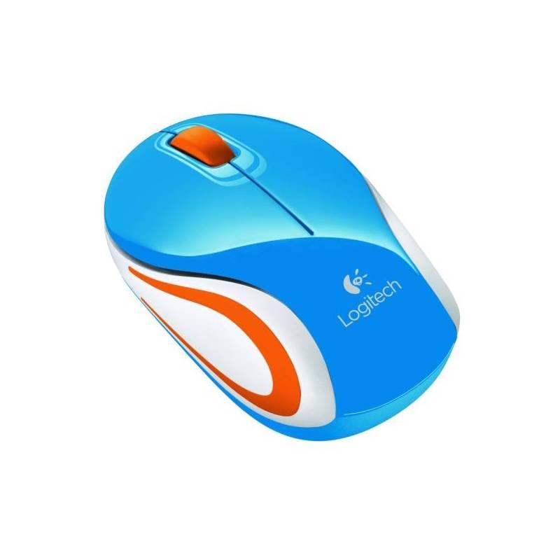 Myš Logitech Wireless Mouse M187 (910-002738) modrá, myš, logitech, wireless, mouse, m187, 910-002738, modrá
