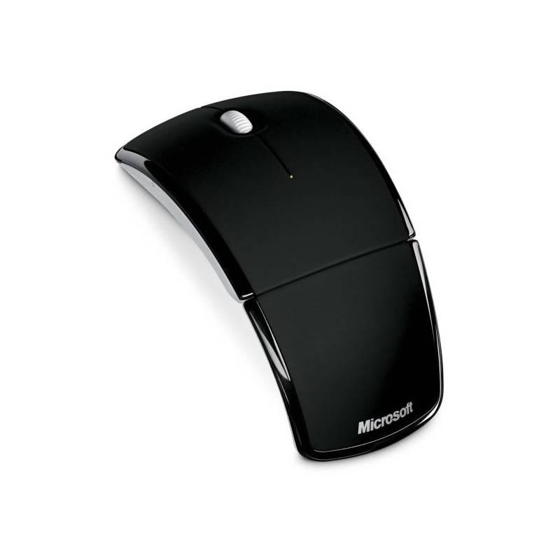Myš Microsoft Arc Mouse (ZJA-00065) černá, myš, microsoft, arc, mouse, zja-00065, černá