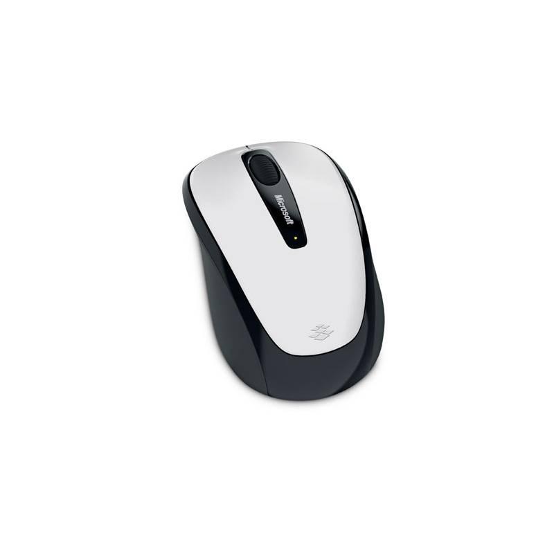 Myš Microsoft Wireless Mobile Mouse 3500 White Gloss (GMF-00294), myš, microsoft, wireless, mobile, mouse, 3500, white, gloss, gmf-00294