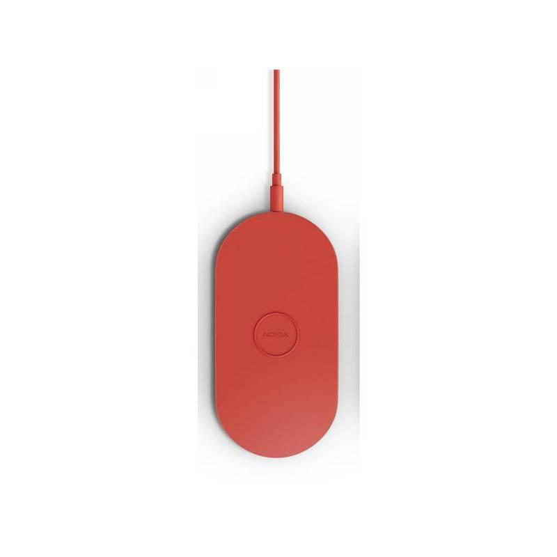 Nabíjecí polštářek Nokia DT-900 bezdrátová (02733P6) červený, nabíjecí, polštářek, nokia, dt-900, bezdrátová, 02733p6, červený