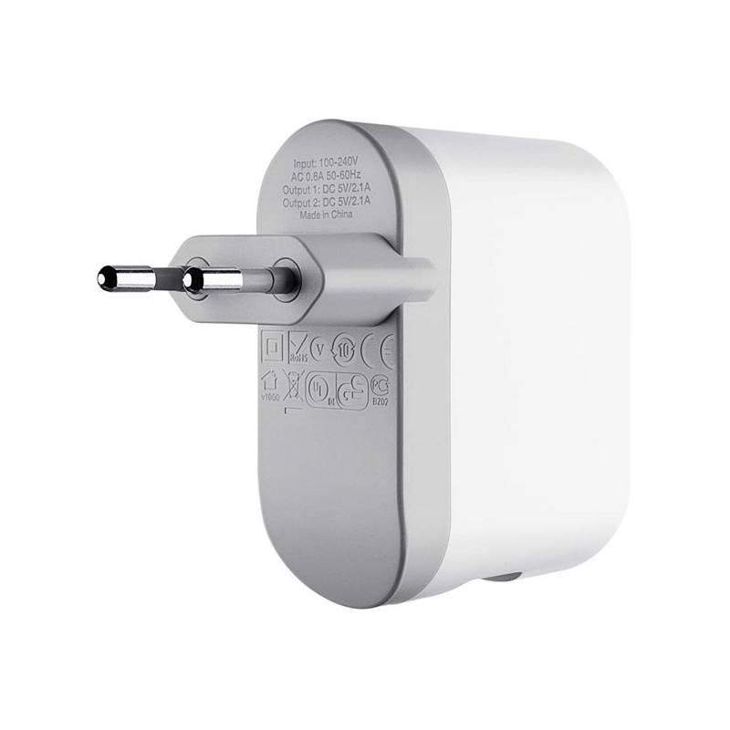 Nabíječka Belkin USB/dual 230V (F8J003cw04) bílý, nabíječka, belkin, usb, dual, 230v, f8j003cw04, bílý