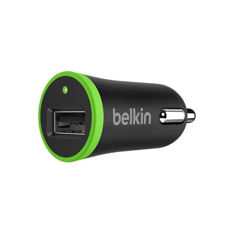 Nabíječka do auta Belkin 12-24V/5V 1A Micro univerzal (F8J044cwBLK) černá/zelená, nabíječka, auta, belkin, 12-24v, micro, univerzal, f8j044cwblk, černá, zelená