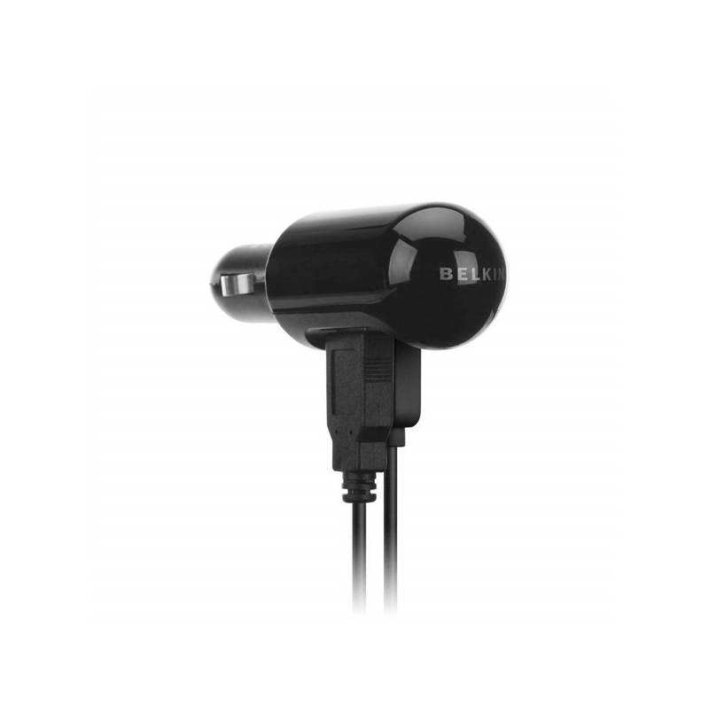 Nabíječka do auta Belkin + kabel pro iPod/iPhone (F8Z280ea) černý, nabíječka, auta, belkin, kabel, pro, ipod, iphone, f8z280ea, černý