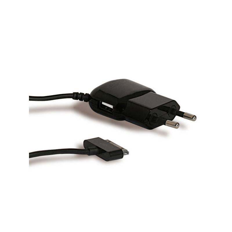 Nabíječka do auta Puro pro Apple iPhone 4 + USB port, mini (MTCUSBAPPLEBLK) černý, nabíječka, auta, puro, pro, apple, iphone, usb, port, mini, mtcusbappleblk
