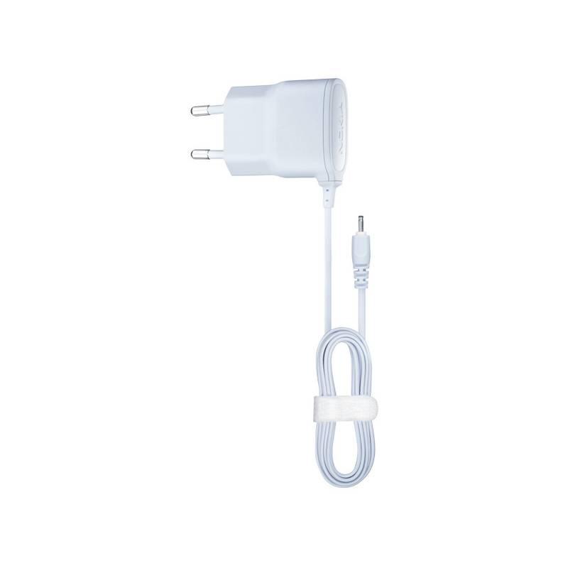 Nabíječka Nokia AC-15E 2mm (AC-15E White) bílá, nabíječka, nokia, ac-15e, 2mm, white, bílá