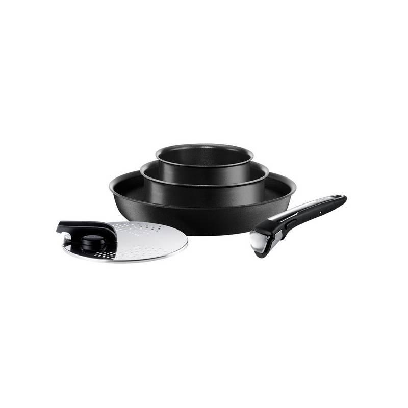 Nádobí Tefal Ingenio L3208952 černá, nádobí, tefal, ingenio, l3208952, černá