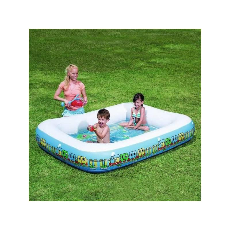 Nafukovací bazén Bestway 1-2-3 Vlak 200 x 150 cm, nafukovací, bazén, bestway, 1-2-3, vlak, 200, 150