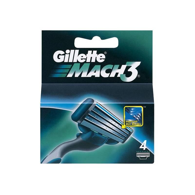 Náhradní břit Gillette MACH 3 4 ks, náhradní, břit, gillette, mach