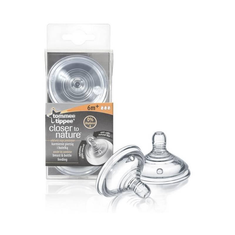 Náhradní savička Tommee Tippee C2N rychlý průtok 6+, 2ks, náhradní, savička, tommee, tippee, c2n, rychlý, průtok, 2ks