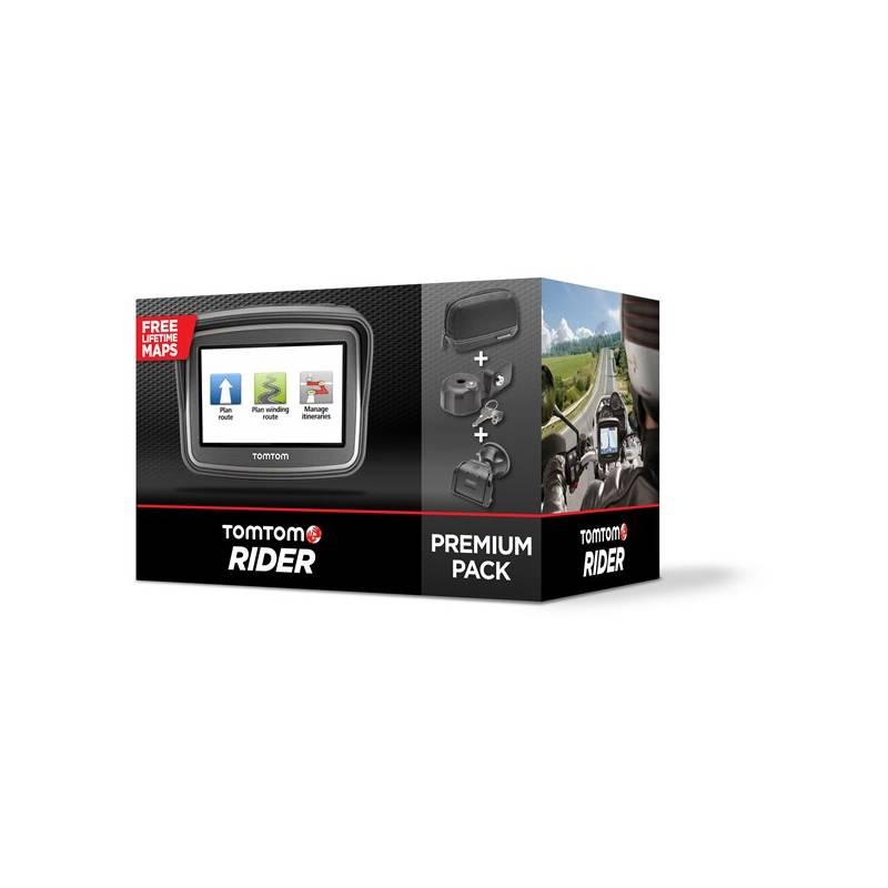 Navigační systém GPS Tomtom Rider Premium Pack Europe Lifetime mapy (1GD0.002.06), navigační, systém, gps, tomtom, rider, premium, pack, europe, lifetime, mapy