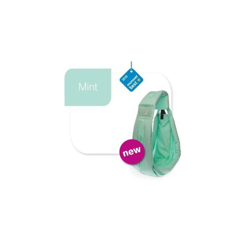 Nosička dítěte theBabaSling 2-15 kg Mint - LITE (100% bavlna), nosička, dítěte, thebabasling, 2-15, mint, lite, 100, bavlna