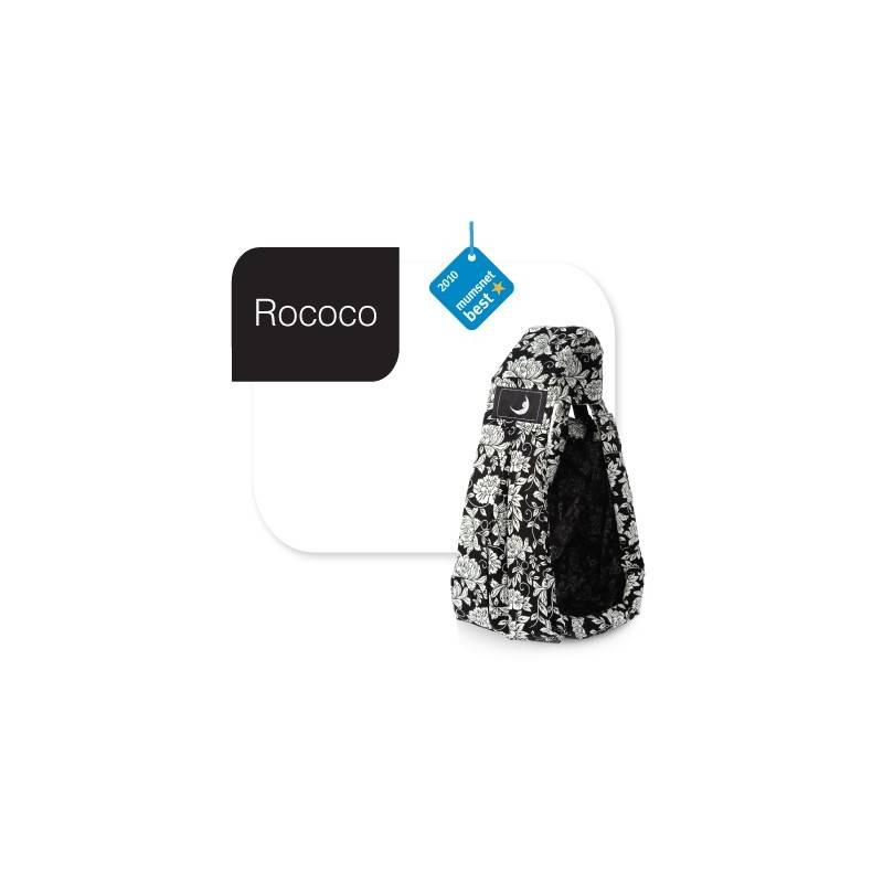 Nosička dítěte theBabaSling 2-15 kg Rococo Midnight Black (100% bavlna), nosička, dítěte, thebabasling, 2-15, rococo, midnight, black, 100, bavlna
