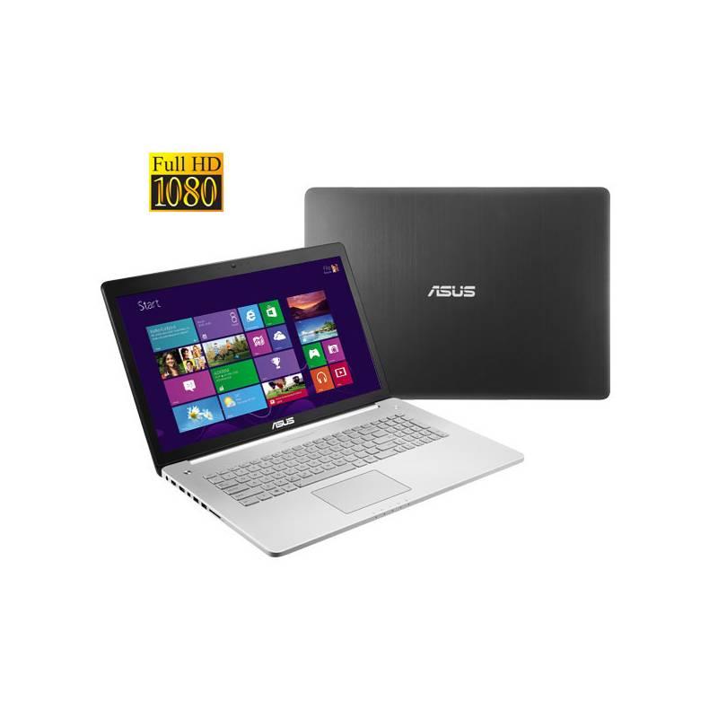 Notebook Asus N750JK-T4102H (N750JK-T4102H) černý/stříbrný, notebook, asus, n750jk-t4102h, černý, stříbrný