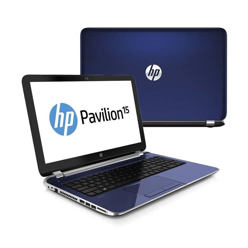 Notebook HP Pavilion 15-n263s (G2C45EA#BCM) modrý, notebook, pavilion, 15-n263s, g2c45ea, bcm, modrý