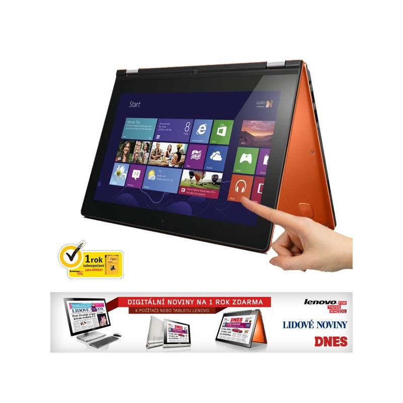 Notebook Lenovo IdeaPad Yoga 13 Touch (59392772) oranžový, notebook, lenovo, ideapad, yoga, touch, 59392772, oranžový