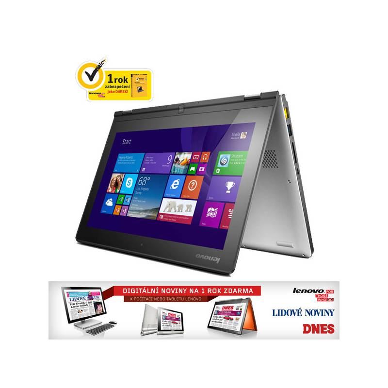Notebook Lenovo IdeaPad Yoga 2 Touch (59411607) černý/stříbrný, notebook, lenovo, ideapad, yoga, touch, 59411607, černý, stříbrný