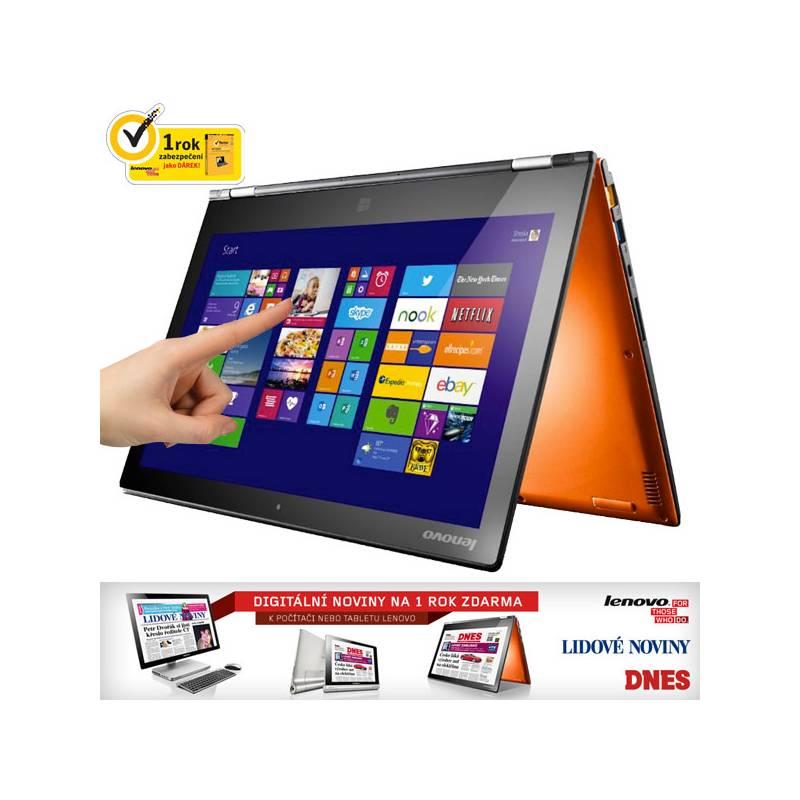 Notebook Lenovo IdeaPad Yoga 2 Touch (59411609) oranžový, notebook, lenovo, ideapad, yoga, touch, 59411609, oranžový