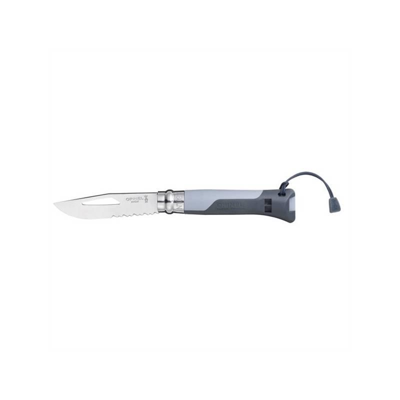 Nůž outdoorový Opinel N°8 Outdoor Grey, čepel 8,5 cm, šedý, nůž, outdoorový, opinel, outdoor, grey, čepel, šedý