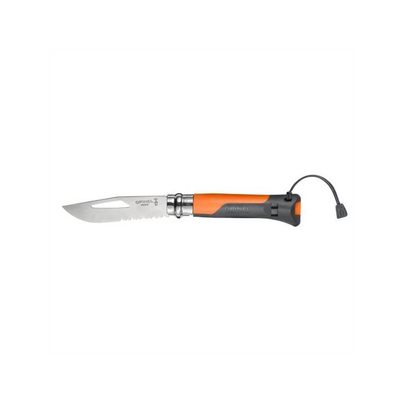 Nůž outdoorový Opinel N°8 Outdoor Orange, čepel 8,5 cm - oranžový, nůž, outdoorový, opinel, outdoor, orange, čepel, oranžový