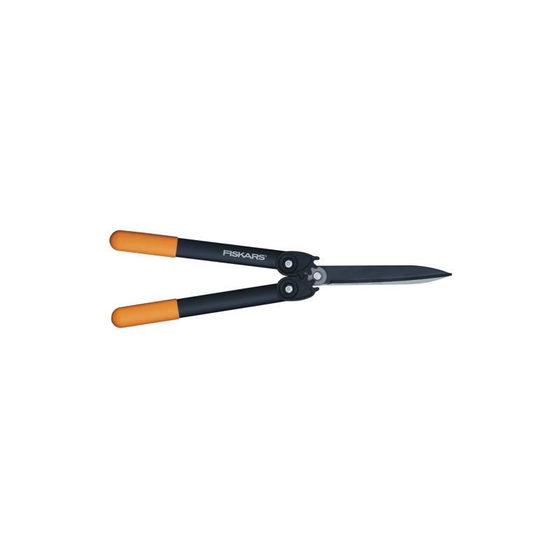 Nůžky na živý plot Fiskars zubový převod (114790) černá/oranžová, nůžky, živý, plot, fiskars, zubový, převod, 114790, černá, oranžová
