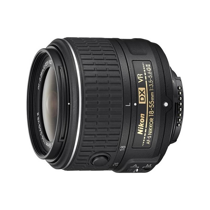 Objektiv Nikon 18-55MM F3.5-5.6G AF-S DX VR II, objektiv, nikon, 18-55mm, 5-5, af-s