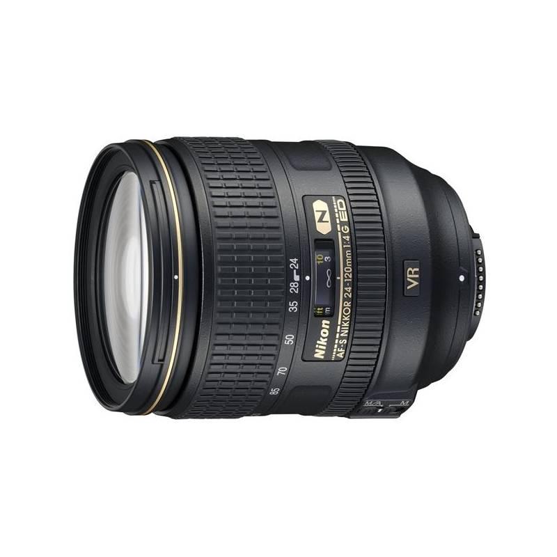 Objektiv Nikon NIKKOR 24-120MM F4G ED AF-S VR černý, objektiv, nikon, nikkor, 24-120mm, f4g, af-s, černý