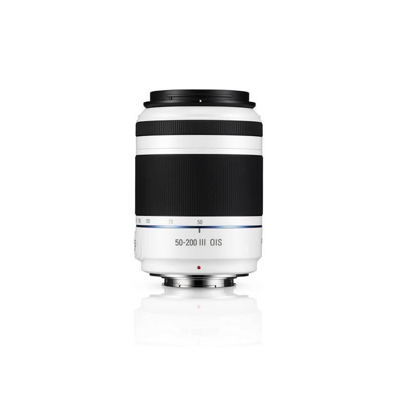 Objektiv Samsung NX 50-200mm F4-5.6 ED OIS III bílý, objektiv, samsung, 50-200mm, f4-5, ois, iii, bílý