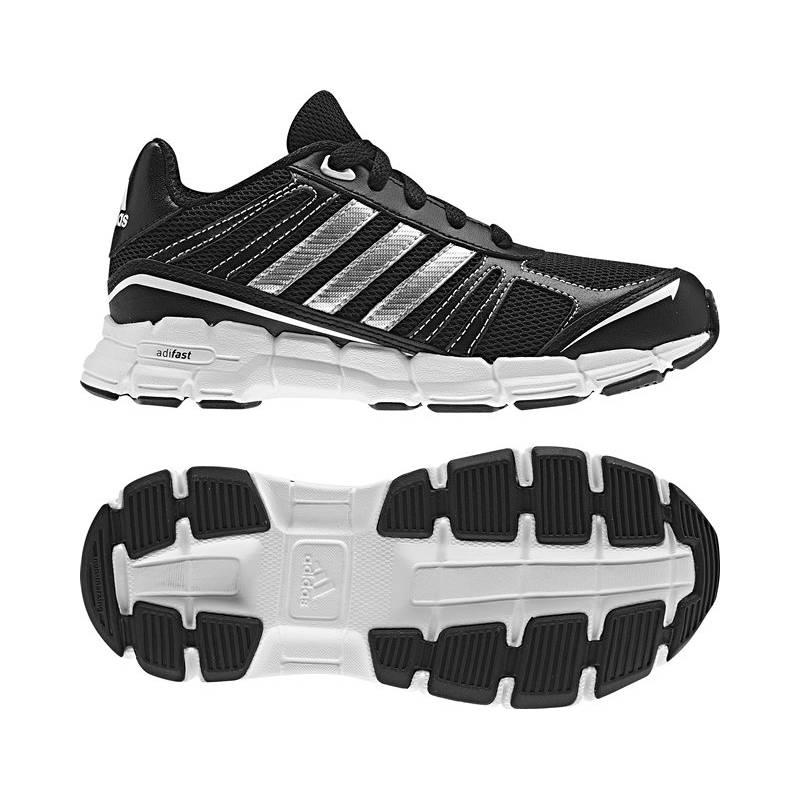 Obuv Adidas adifast K - vel. 5,5 UK černá/stříbrná/bílá, obuv, adidas, adifast, vel, černá, stříbrná, bílá