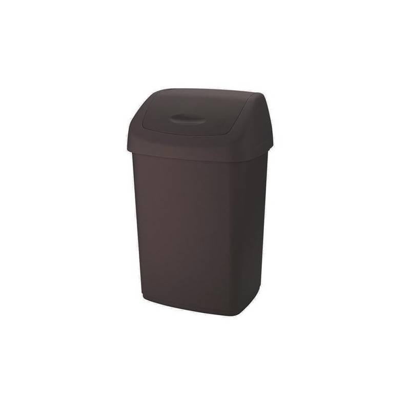 Odpadkový koš Tontarelli SWING AURORA 28,5x22,5x47cm 15L plast hnědý, odpadkový, koš, tontarelli, swing, aurora, 5x22, 5x47cm, 15l, plast, hnědý