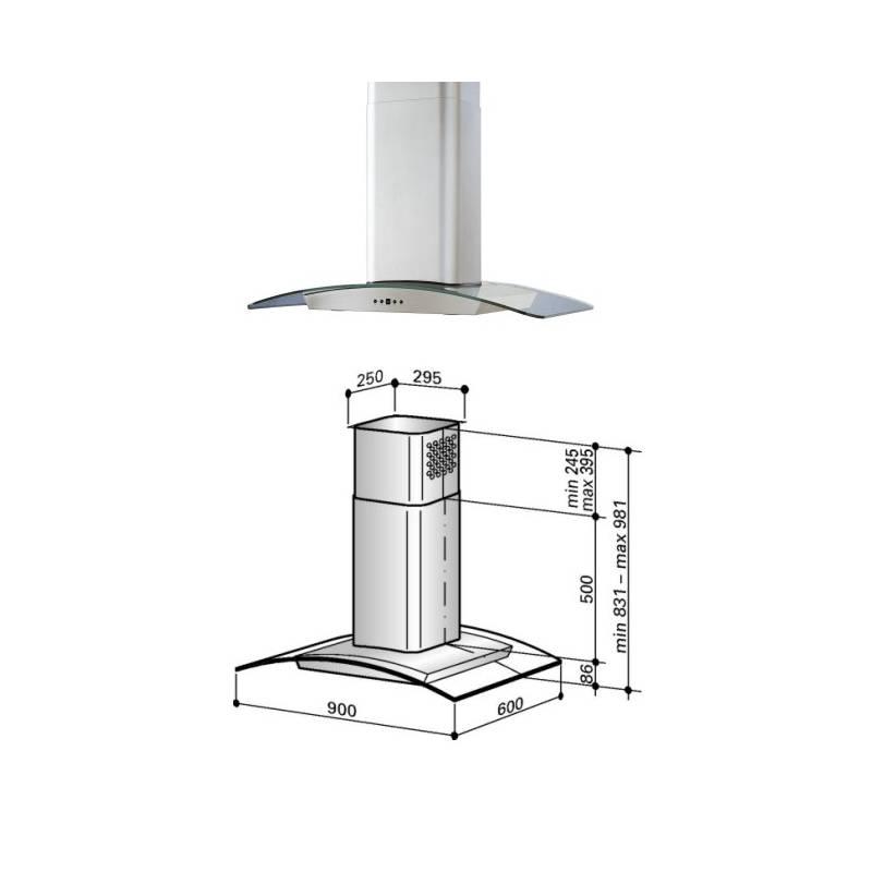 Odsavač par Best IS7388LN nerez, odsavač, par, best, is7388ln, nerez